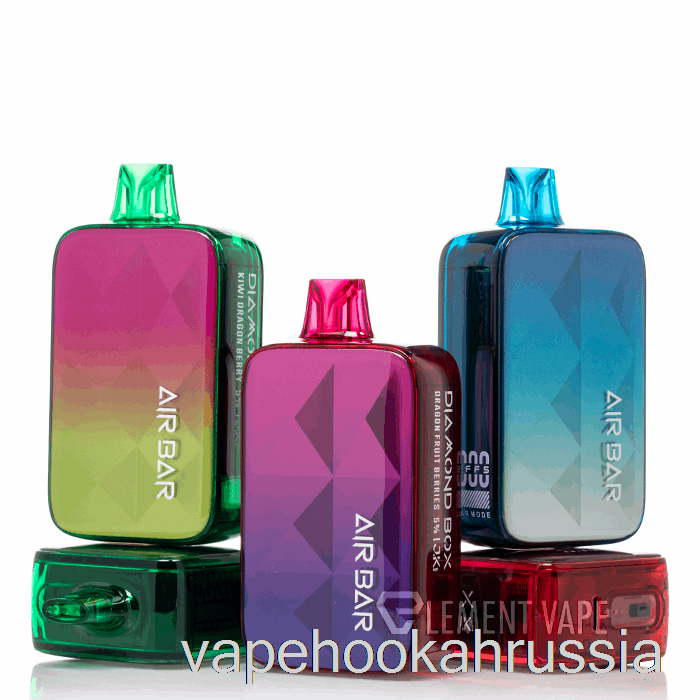 Vape Russia Air Bar Diamond Box 20000 одноразовый Blue Razz Ice